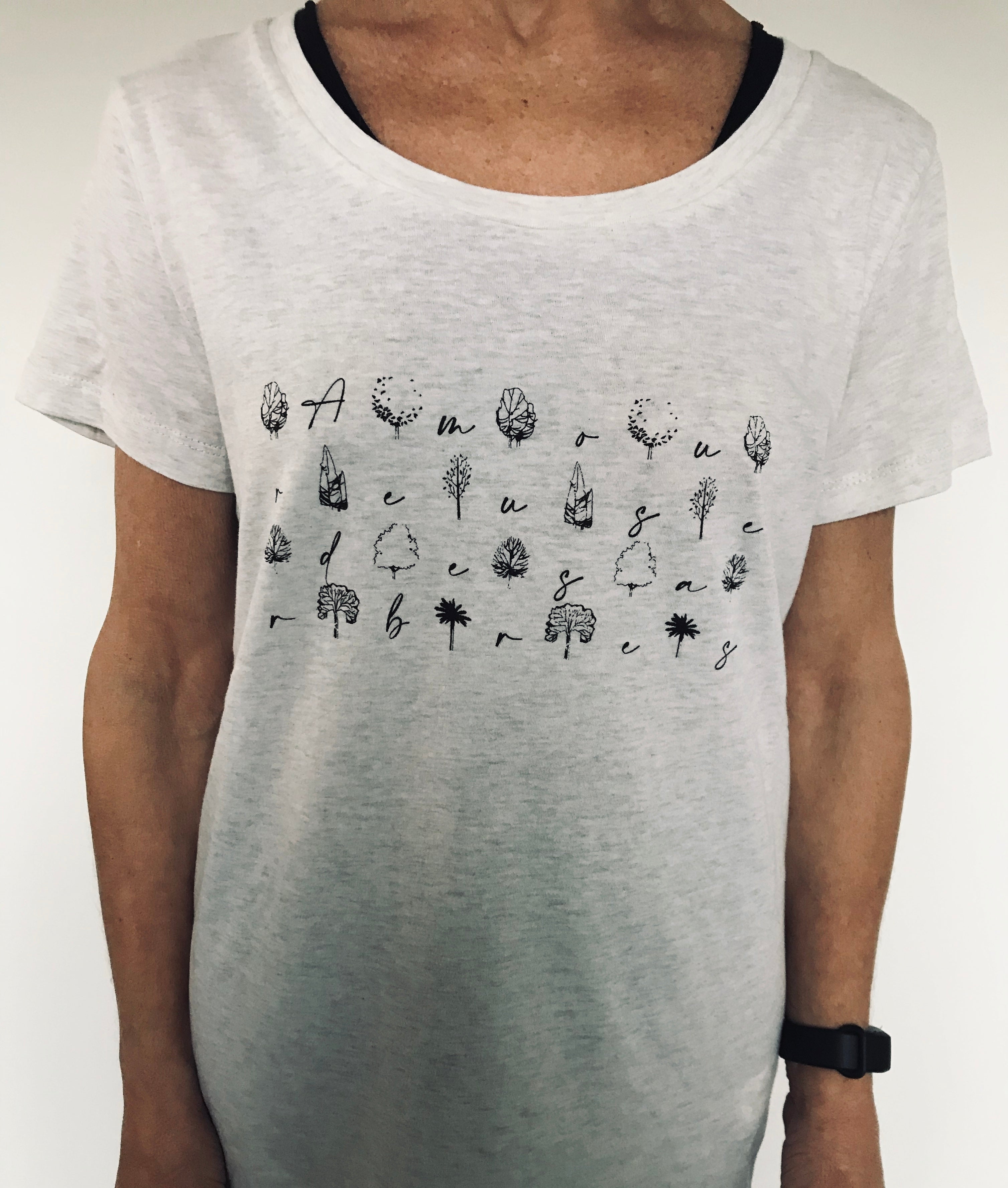 T-SHIRT "Amoureuse des arbres"