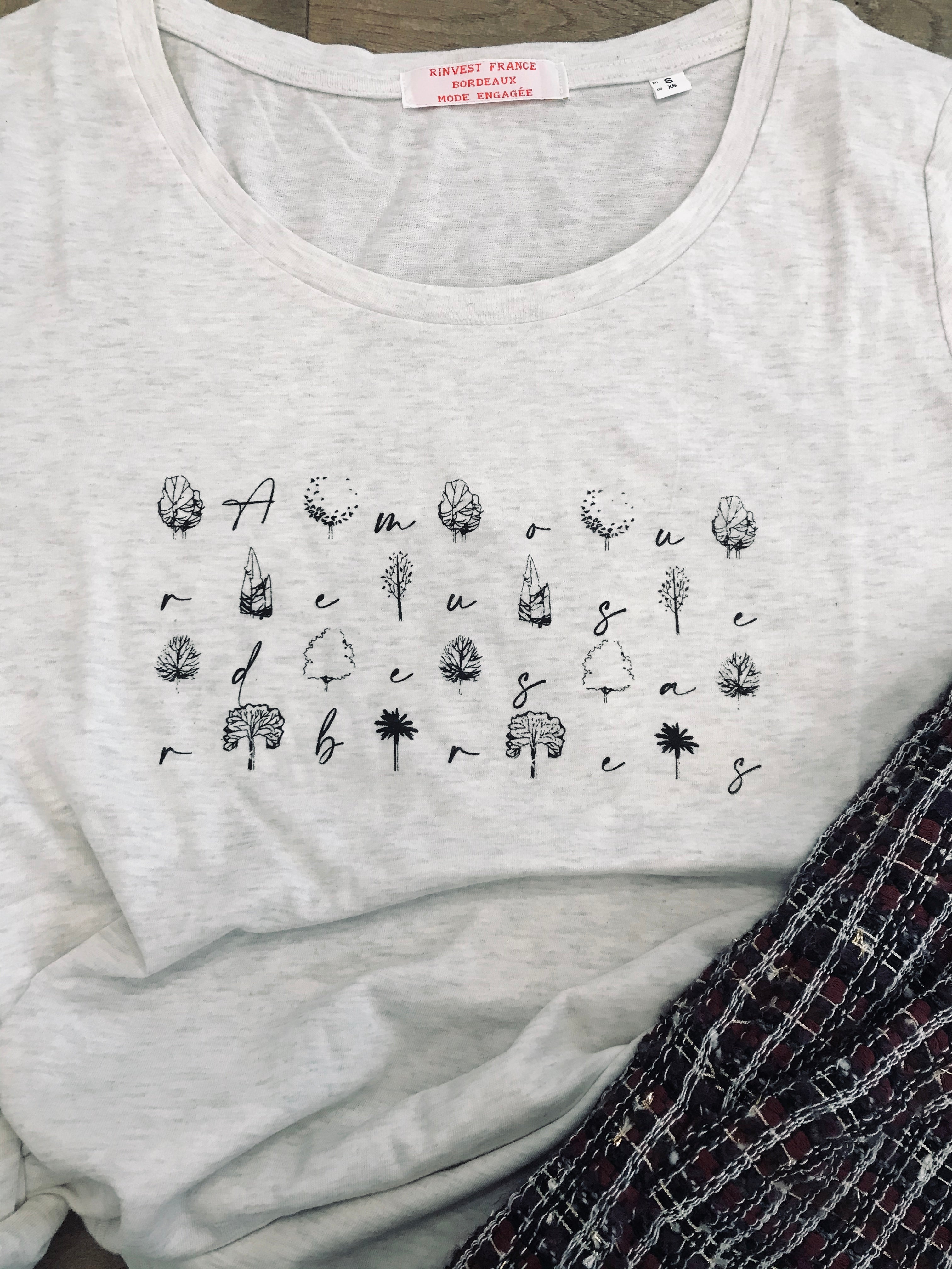 T-SHIRT "Amoureuse des arbres"