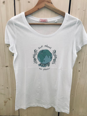 T-shirt "Save planet not plastic"