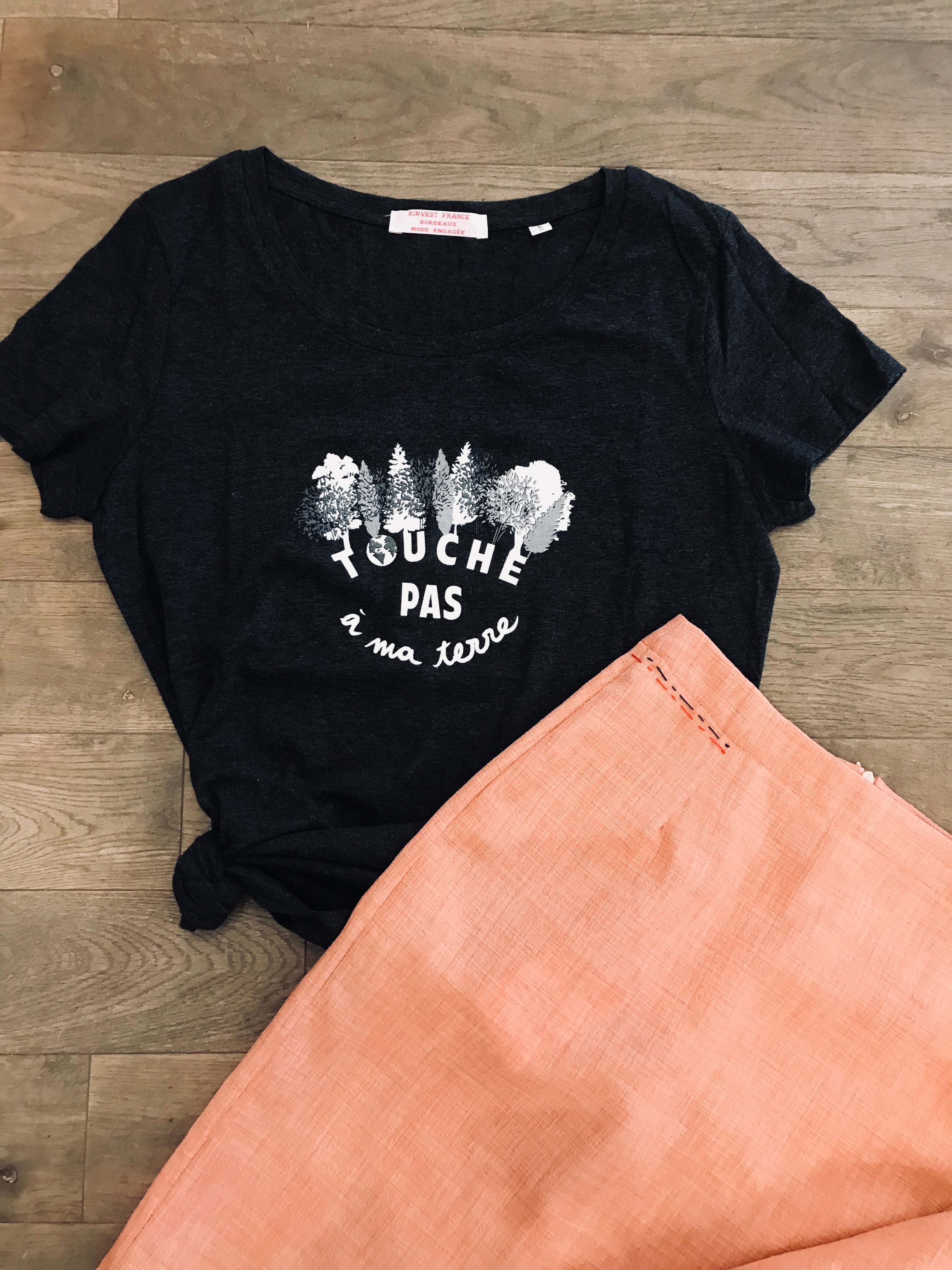 T-SHIRT "Touche pas à ma terre"